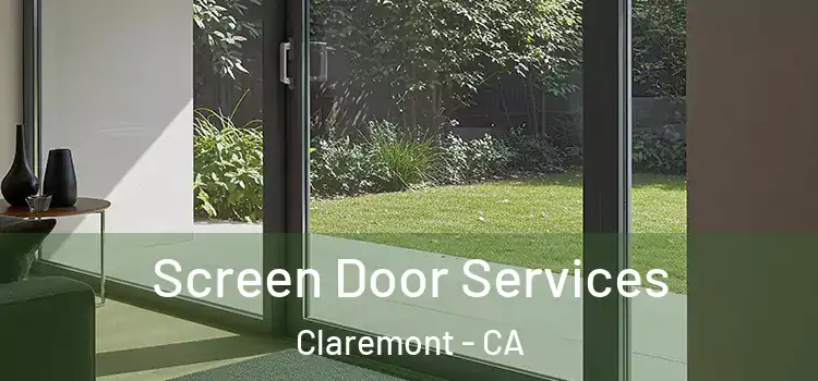 Screen Door Services Claremont - CA
